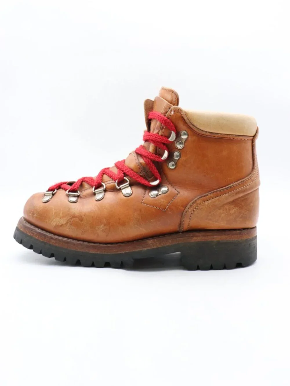 Vintage Unbranded Hiking Men's Size 6 D Mountaineer Boot Brown Leather USA